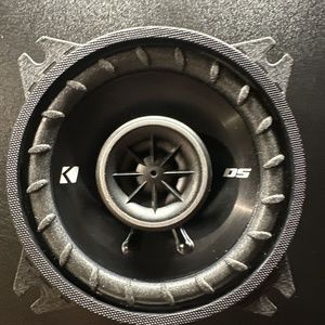 KICKER 43DSC404 4 inch Coaxial Car Audio Speaker - Black